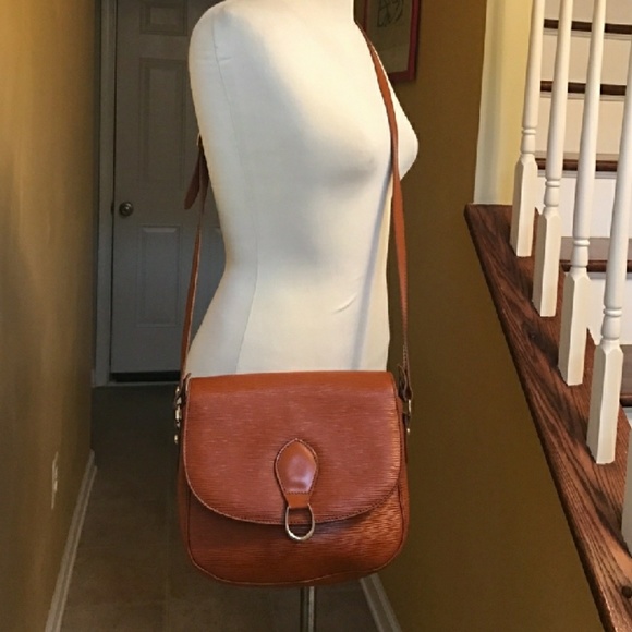 Handbags - Epi genuine leather Italian Saddle bag